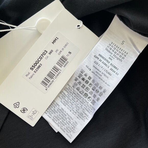 Maison Margiela - Relaxed Signature Iconic Logo Embroidered Distressed T FW24 - Picture 5 of 16